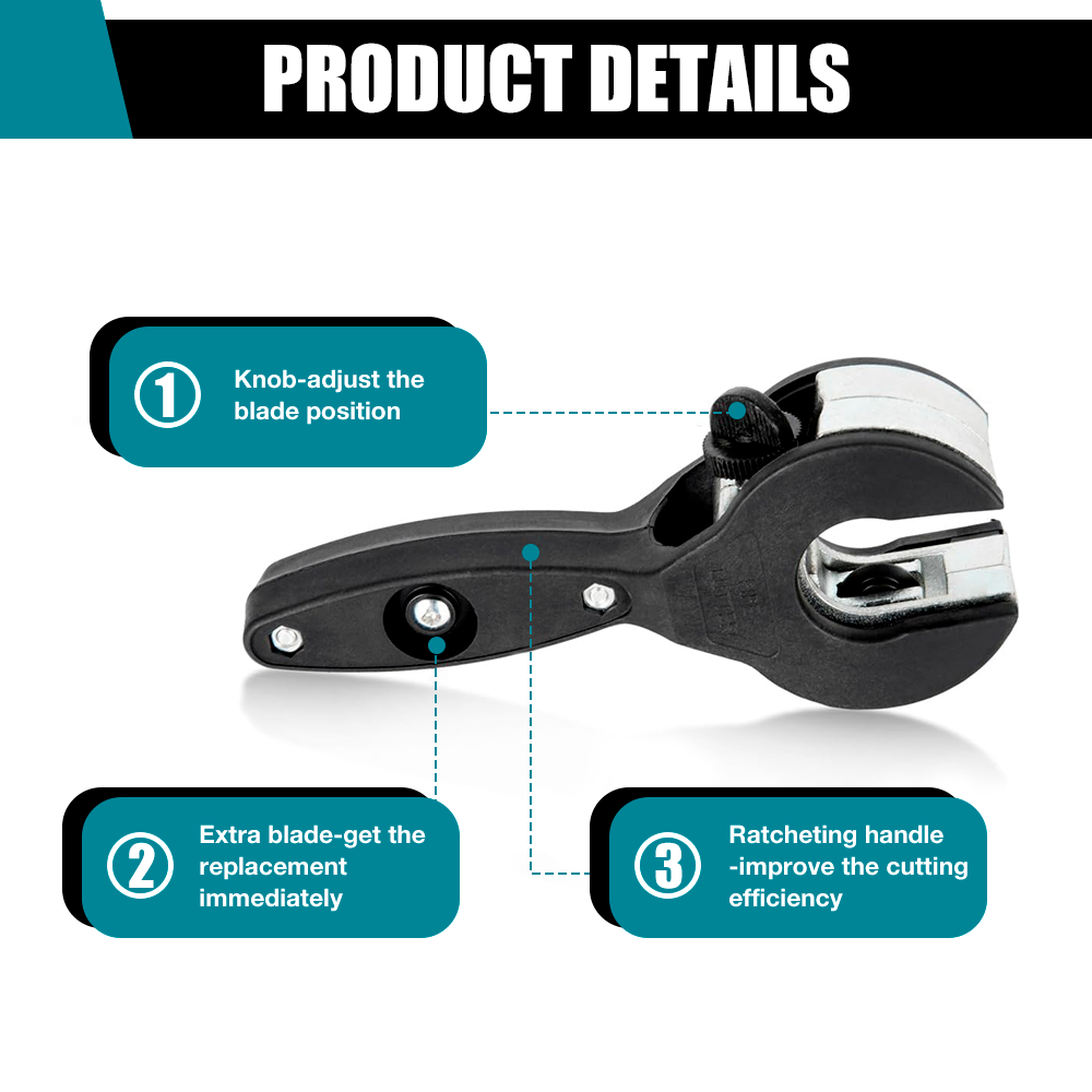 Coupe-tube à cliquet 6-29 mm,  - Pipe Cutter Ratchet avis et prix