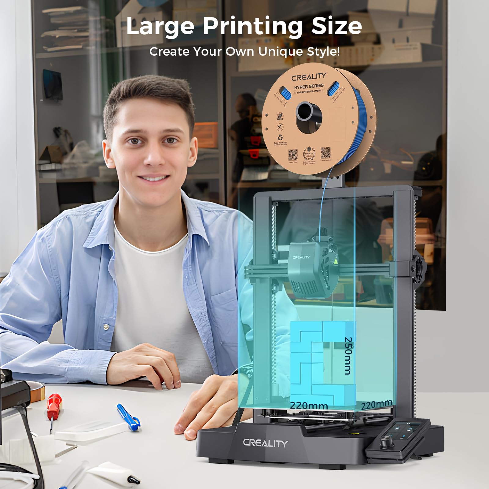 CREALITY Ender-3 V3 SE imprima - Creality Printer Ender 3 V3 avis et prix
